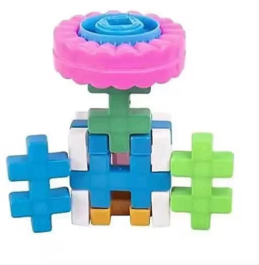 Puzzles Blocks Game Set for Kids Multicolor