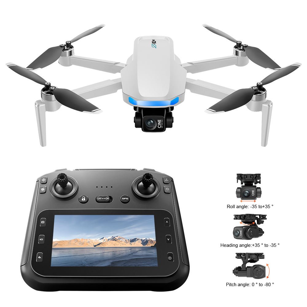 SX-01 GPS Drone Camera with 3 Axis Gimbal | 4K HD Camera & 4KM Somthing Range