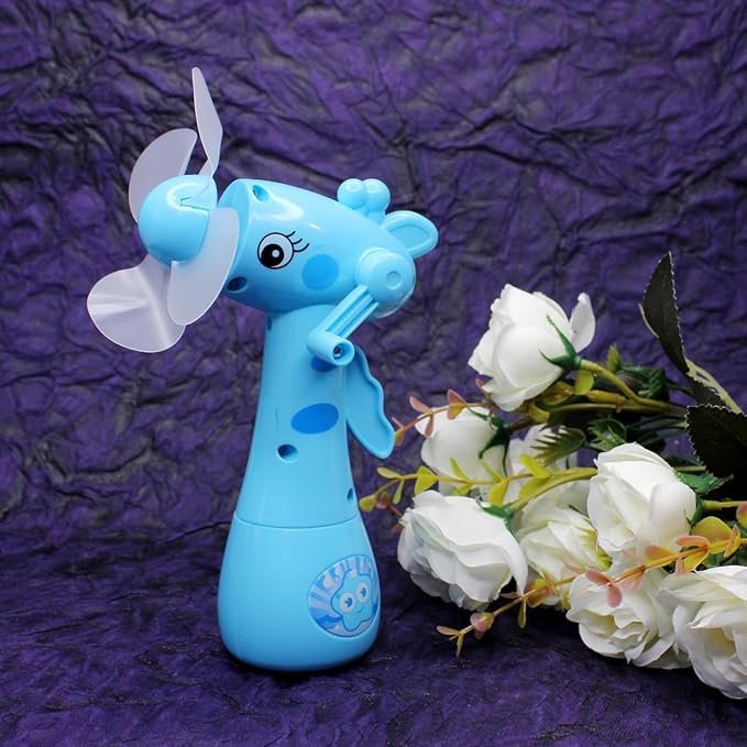 Toys Hand Driver Mini Fan & Water Spray Toy for Kids (Multicolor, Pack of 1)