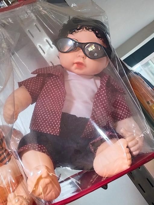 Stylish Baby Doll with Sunglasses – Cute Trendy Toy for Kids