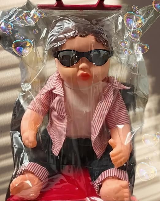 Stylish Baby Doll with Sunglasses – Cute Trendy Toy for Kids