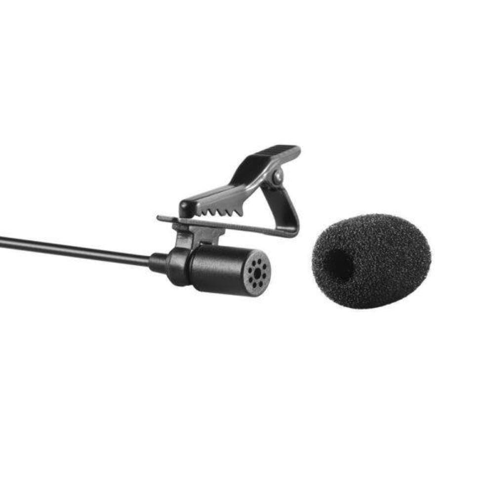 BOYA ByM1 Auxiliary Omnidirectional Lavalier Condenser Microphone with 20ft Audio Cable (Black)