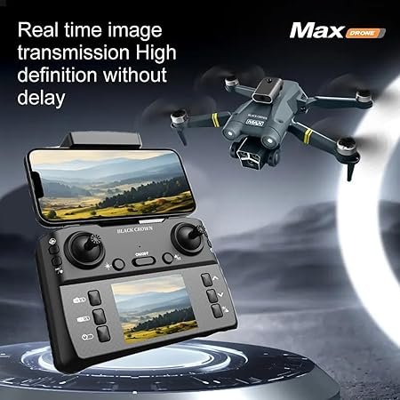 M3 ULTRA Brushless Drone Five Sided Obstacle Avoidance with Dual Battery, 4K 1080P HD Dual Camera WIFI FPV, Flips Mode App One Key Headless Mode functionality