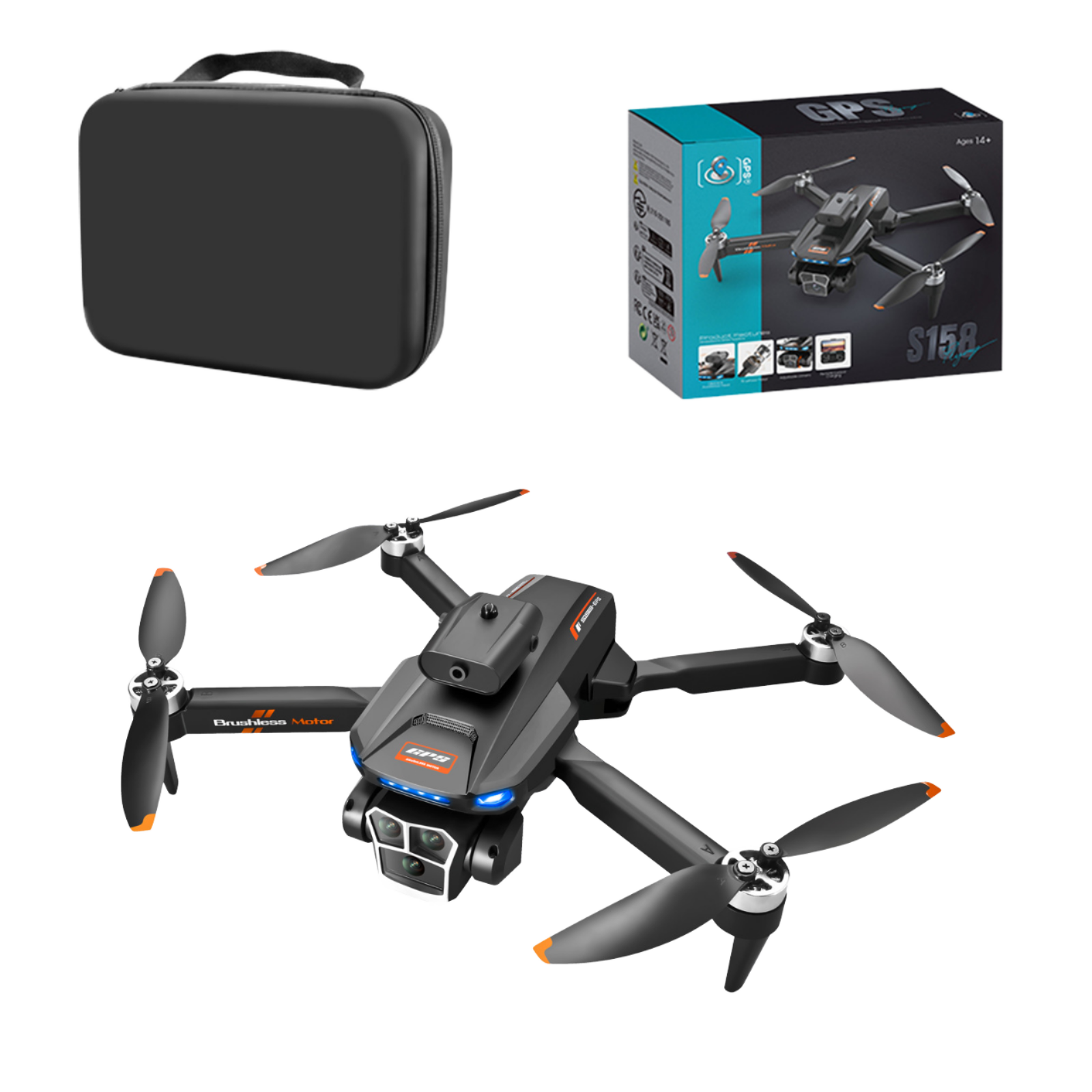 M5 Pro Drone with 4K Ultra HD Camera, Obstacle Avoidance, Optical Flow Positioning, WiFi FPV, Altitude Hold Mode, Foldable RC Quadcopter