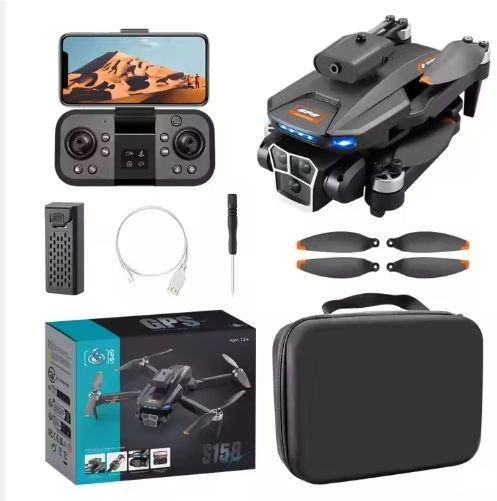 M5 Pro Drone with 4K Ultra HD Camera, Obstacle Avoidance, Optical Flow Positioning, WiFi FPV, Altitude Hold Mode, Foldable RC Quadcopter