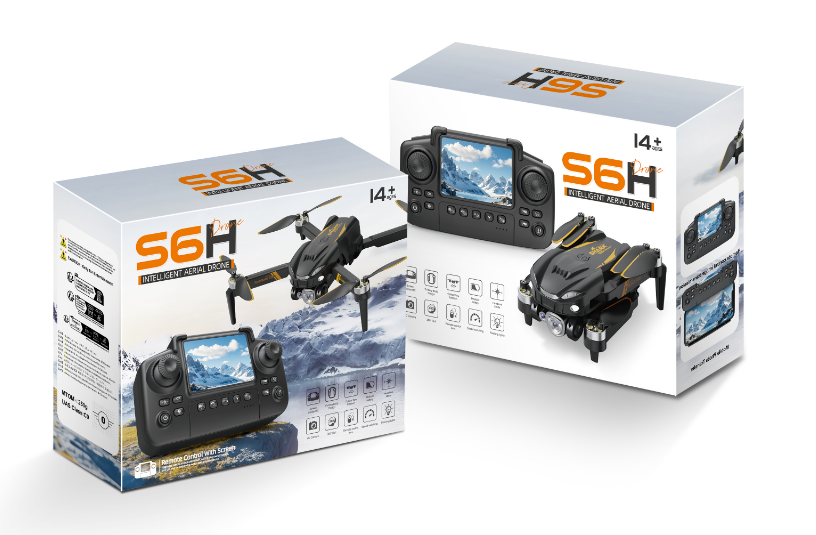 S6H Brushless RC Drone with WiFi FPV Camera – High-Speed Quadcopter Aircraft