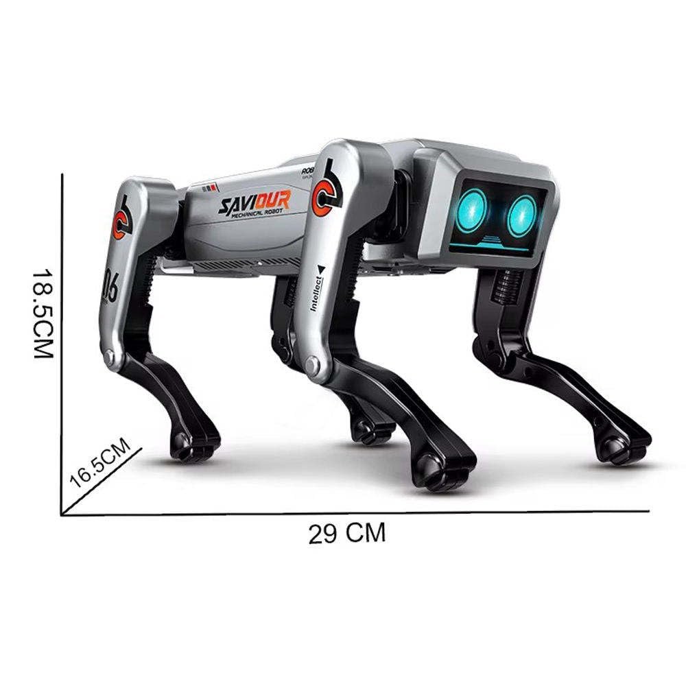 Saviour AI Robot Dog Toy - Remote Control & Voice Smart Robotic Puppy, Programmable STEM Toy for Kids, Gesture Sensing, Dancing, Stunts & Music, Rechargeable Electronic Pet, Gift for Boys & Girls