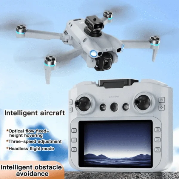 DJW M5 Ultra Foldable Brushless Drone with Display Remote Controller & OAS Sensor.