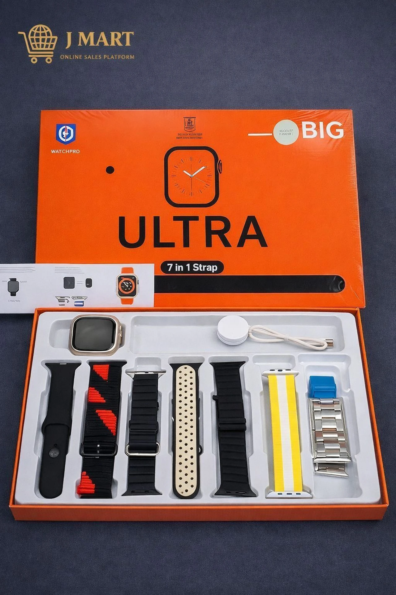 Smart Watch 7 Strap Smartwatch (Multicolour Strap, 2 inches)