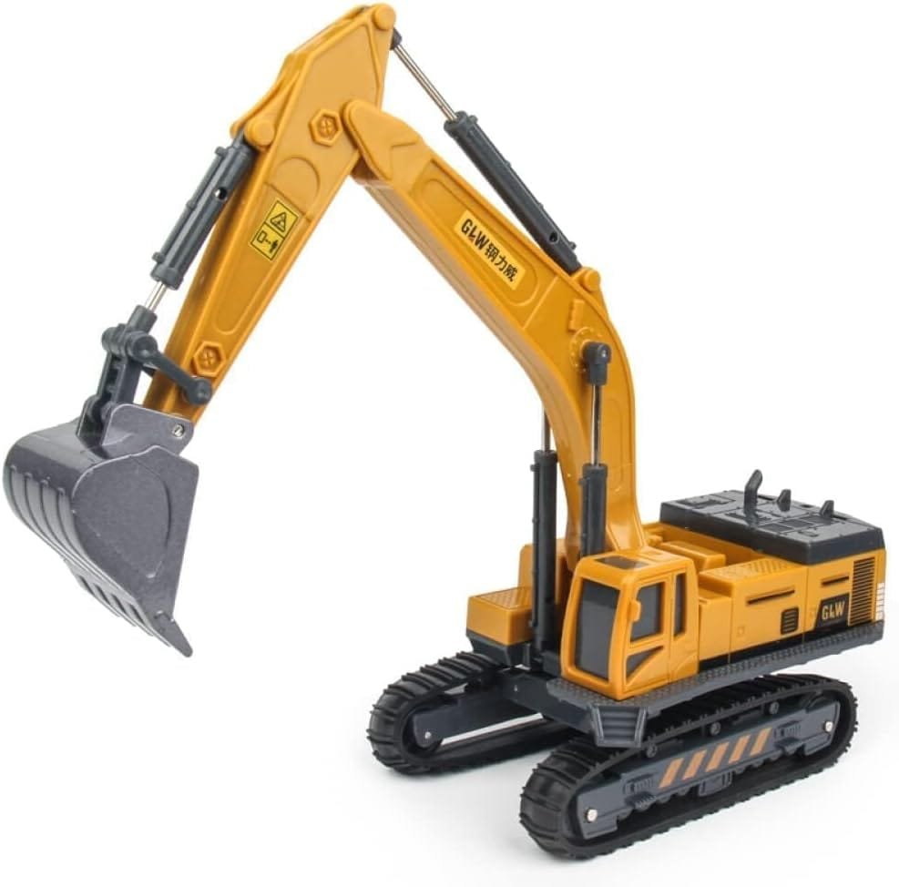 Rechargeable RC JCB Style Excavator Toy with 360° Rotation