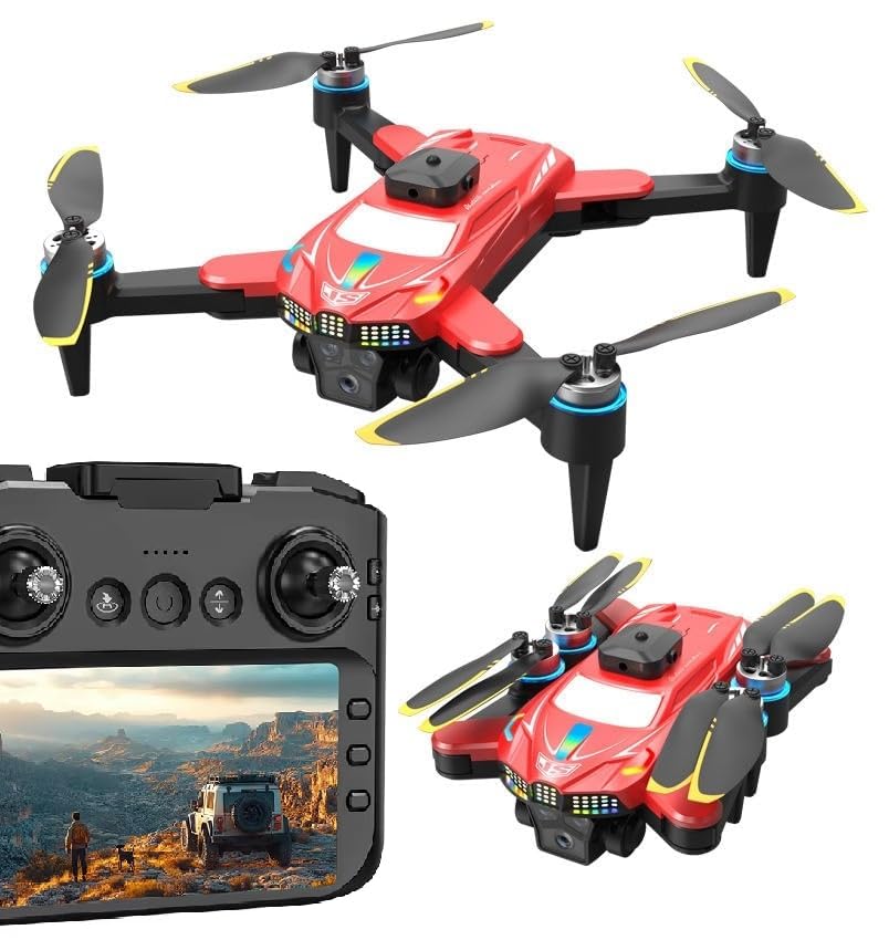 T6 Pro Drone Camera With Remote Controler Display 4inch | Best Drone 4K Camera And Brushless Motor.