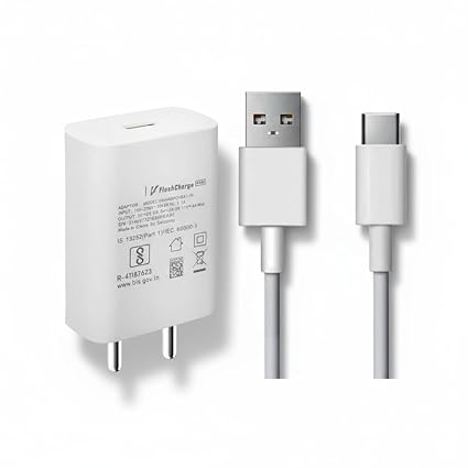 Original Flash Charger 44W Compatible for vivo V25 5G,V25e,V23 5G, V25, V23e 5G, V23 Pro 5G, V 23e, V21e 5G, V21, V21 Pro, V 21 5G, V20 Pro, V20, V19, Y35, Y75 4G, Y73, Y35 5G