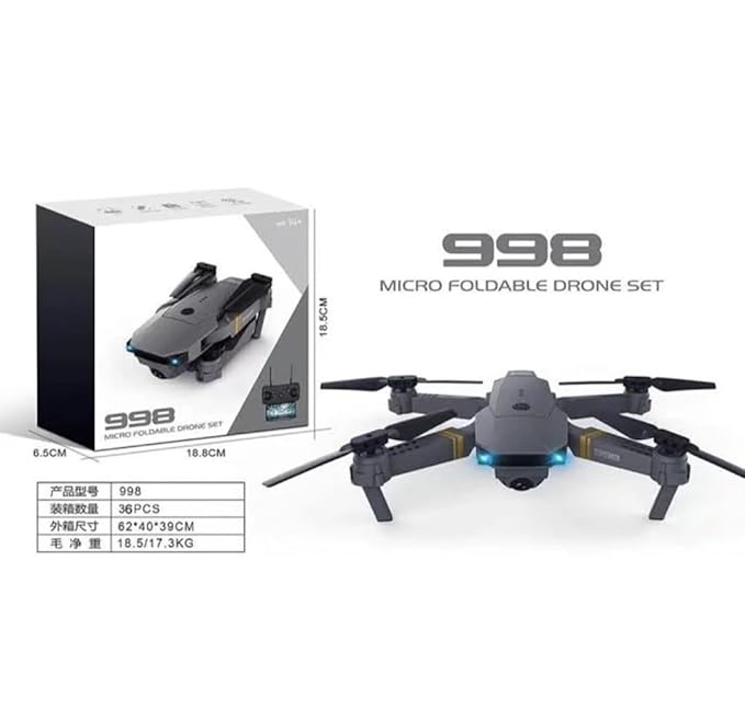 998 Pro Max Drone With 4K Camera | Folding Drone WiFi HD Aerial Photography 4K Remote Control Aircraft Drone Drone |