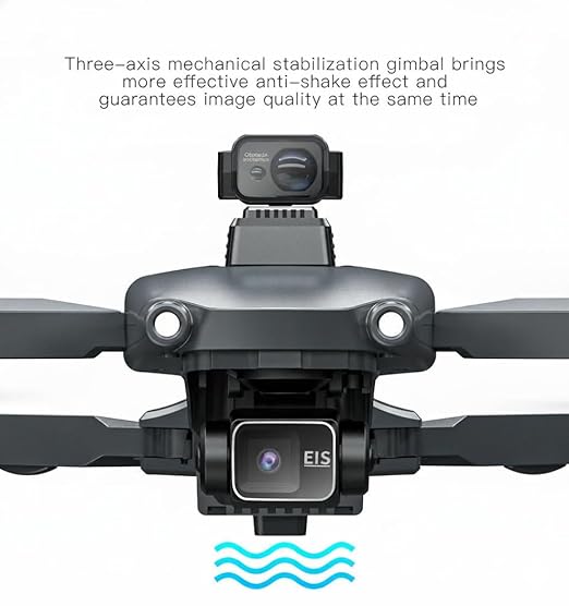 Fe56 Ultra Drone With Gps | GPS Drone with 4K UHD Camera And 3-Axis Gimbal, Foldable Brushless Motors, Obstacle Avoidance Sensor, 2.5 KM Long Range, 26 Min Flight per Battery, 2 Batteries, Smart 5G-GPS Auto Return