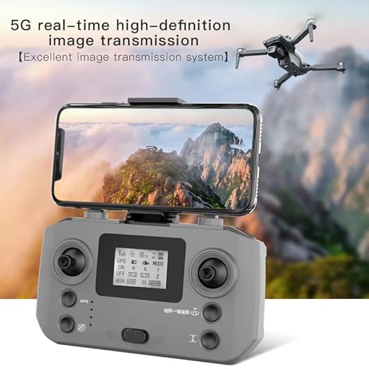 Fe56 Ultra Drone With Gps | GPS Drone with 4K UHD Camera And 3-Axis Gimbal, Foldable Brushless Motors, Obstacle Avoidance Sensor, 2.5 KM Long Range, 26 Min Flight per Battery, 2 Batteries, Smart 5G-GPS Auto Return