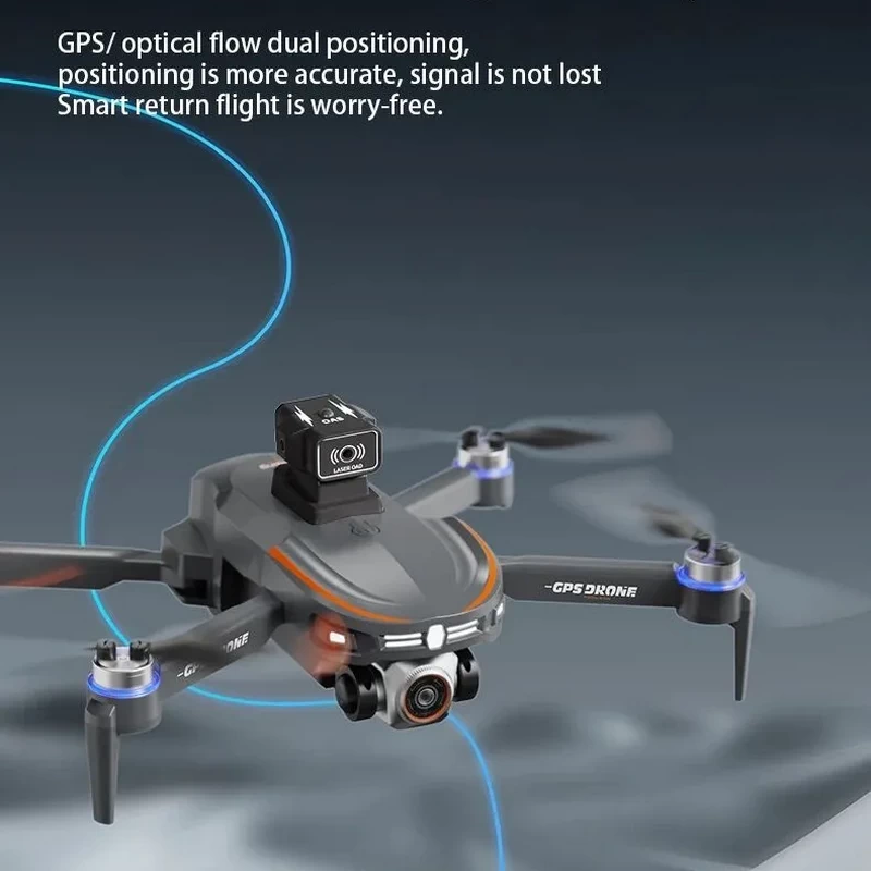 S28 Gps Drone Camera | 4K Camera with Big Display | 1Km Range | Dual 4K Camera , One Key Return |