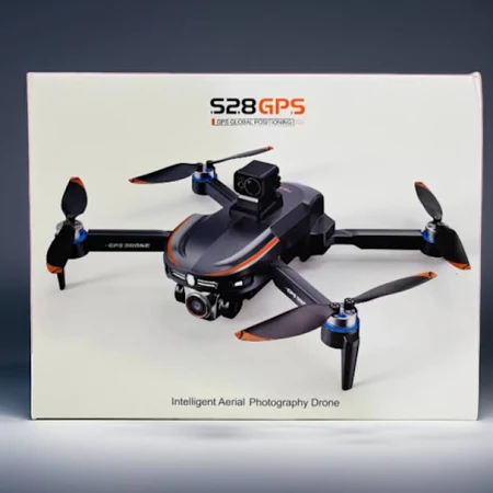S28 Gps Drone Camera | 4K Camera with Big Display | 1Km Range | Dual 4K Camera , One Key Return |