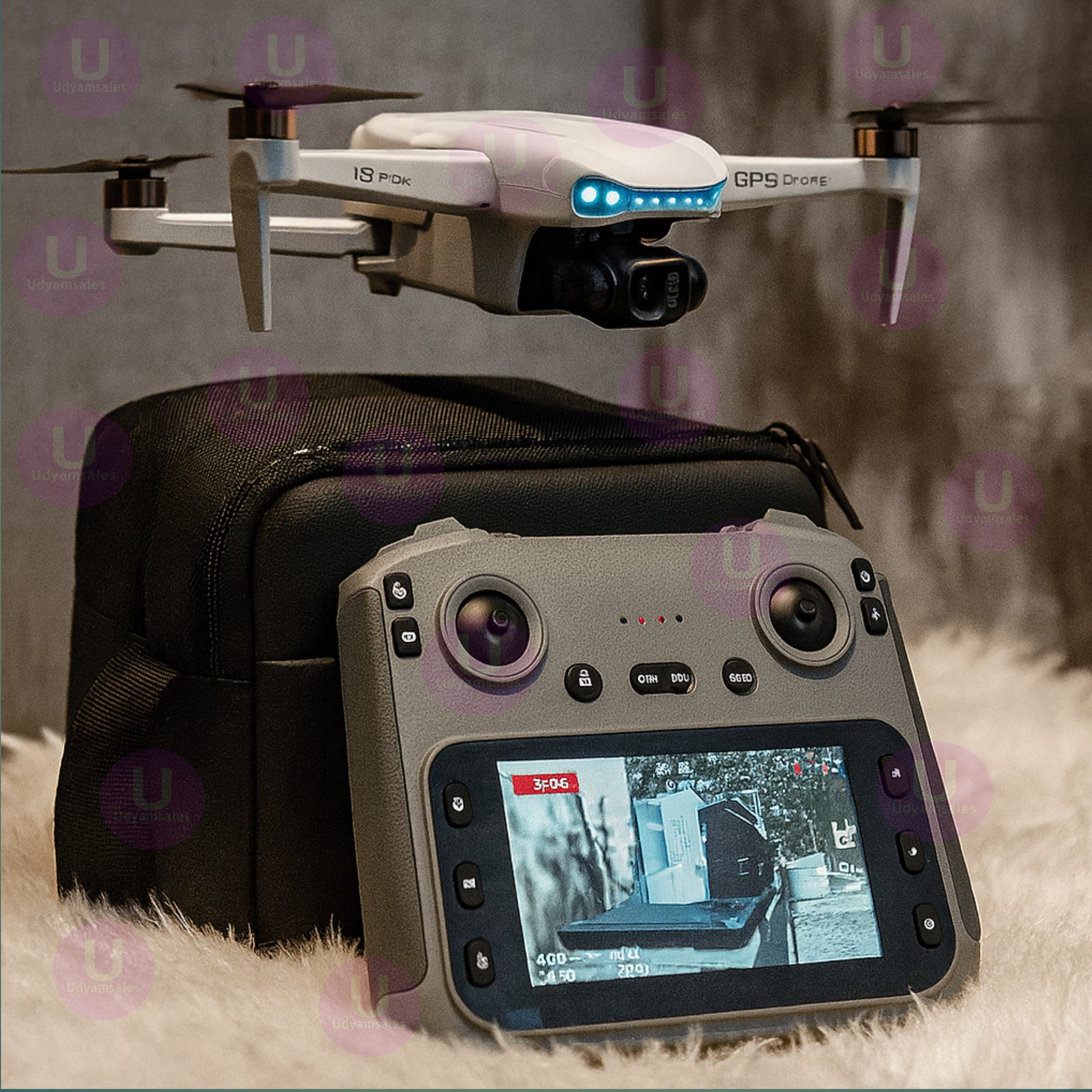 L3 Max GPS 3-Axis Gimbal with 1080p HD Camera | Dual Battery | Long Flight Time | HD Remote And One Key Return