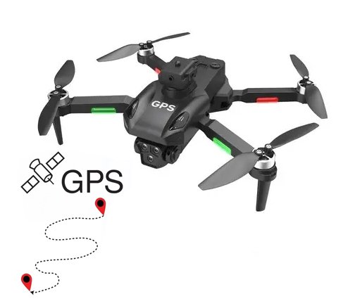 LM12 Drone - 4K HD Dual Camera Fpv Wifi 5g GPS Brushless Helicopter Drone  2 battery