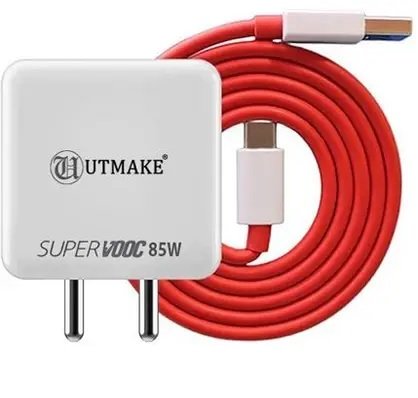 Original 85W SuperVOOC Super Fast Charger | 85W PD Charging Adapter Compatible with, SuperVOOC,More | Supports Dart, Dash, Warp And VOOC Fast Charging