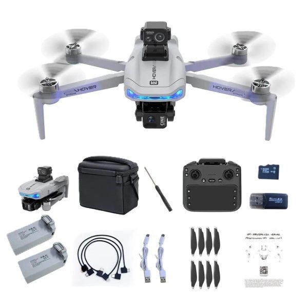 V06 3 AXIS GIMBAL CAMERA DRONE WITH DISPLAY REMOTE & OAS SENSOR | Udyamsales 3-Axis Gimbal Camera Drone