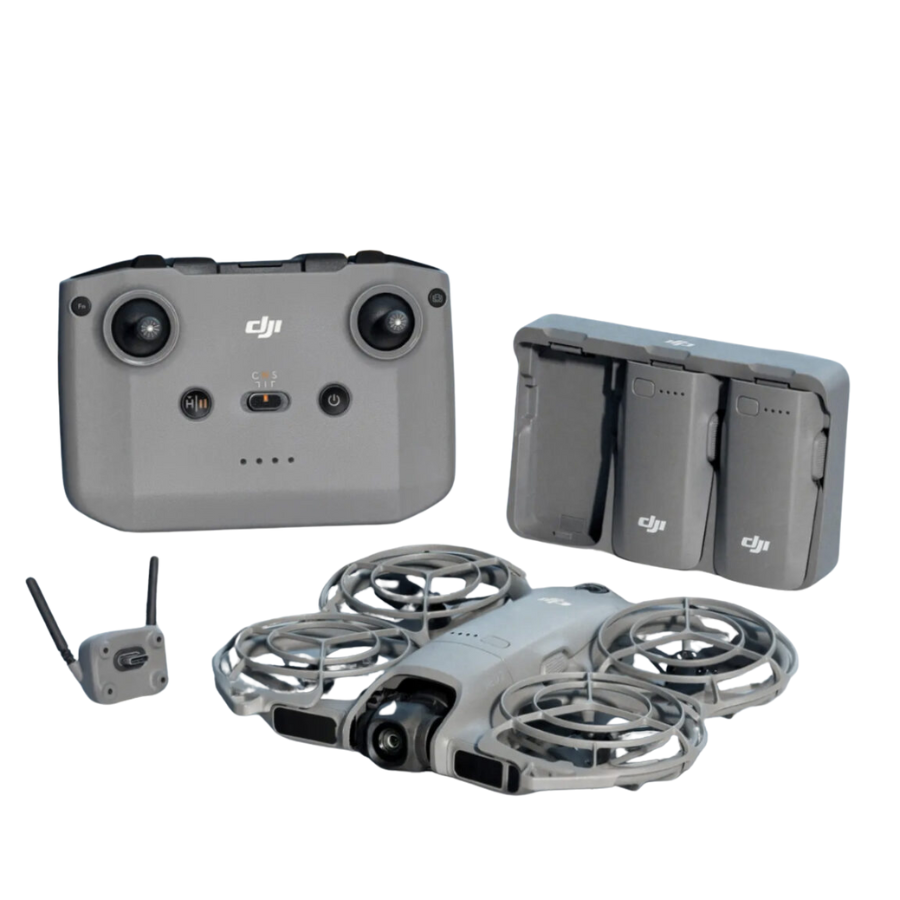 DJI Neo 2 Fly More Combo 4K Drone with Accessories | Palm Takeoff, Gesture Control | 3 Batteries, Charging Hub & Cleaning Kit (Beginner Friendly)