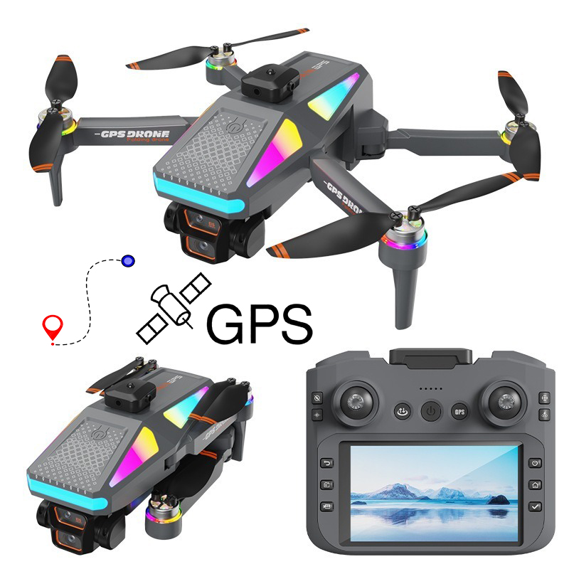 S5P GPS Drone with 4k HD Dual Cameras Optical Avoidance | With 1KM Range ,Gesture Control Precision Flight And One-Key Return