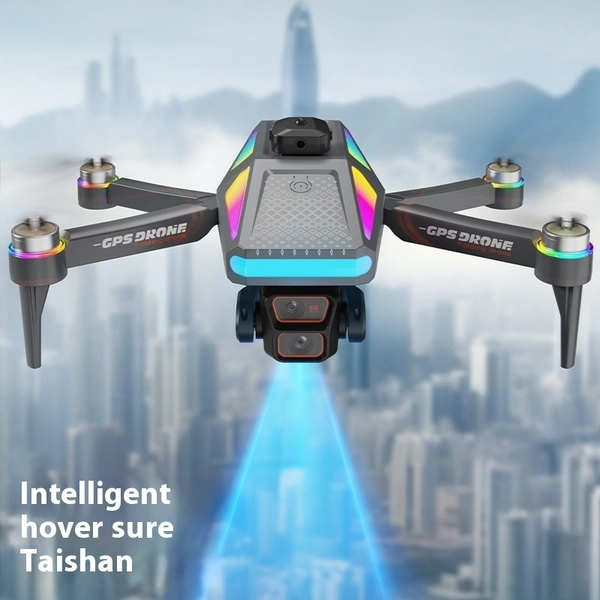 S5P GPS Drone with 4k HD Dual Cameras Optical Avoidance | With 1KM Range ,Gesture Control Precision Flight And One-Key Return