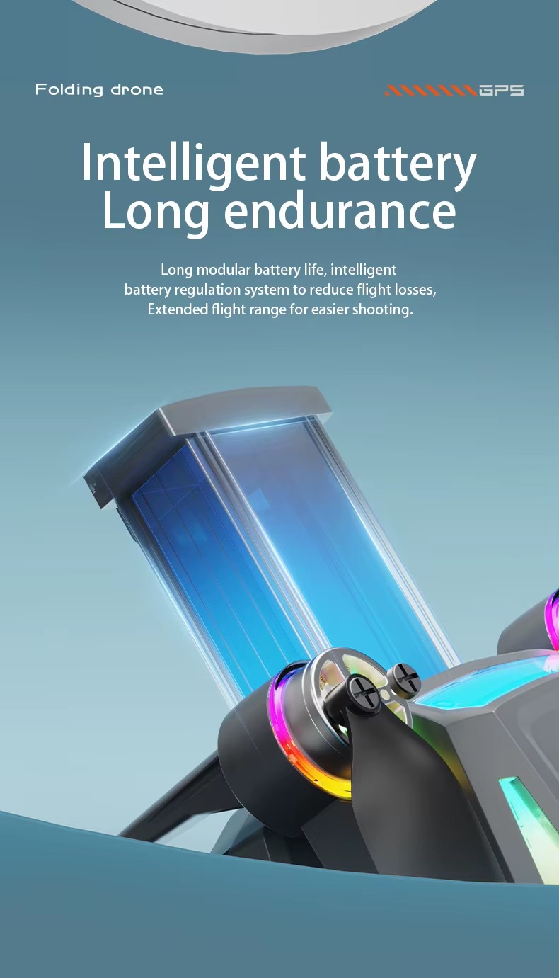 S5P GPS Drone with 4k HD Dual Cameras Optical Avoidance | With 1KM Range ,Gesture Control Precision Flight And One-Key Return