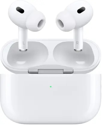 AirPods Pro Wireless Earbuds, Active Noise Cancellation, Live Translation, Heart Rate Sensing, Bluetooth Headphones, Spatial Audio, High-Fidelity Sound, USB-C Charging