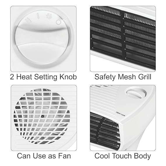 OEH-1220 2000-Watt Fan Heater (White)