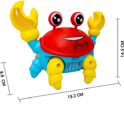 Tortoise 3D Small with Light and Music I Electric Reptile Light And; Music Toy Toddle for Baby boy And Girl