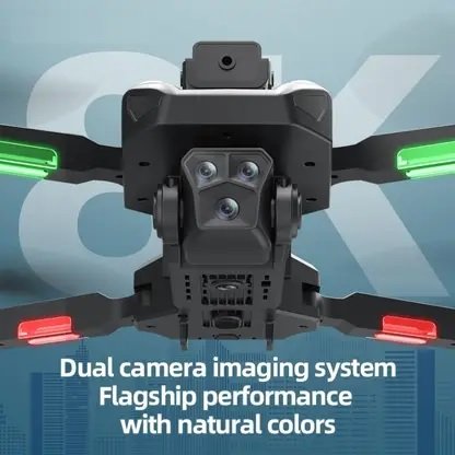 LM12 Drone - 4K HD Dual Camera Fpv Wifi 5g GPS Brushless Helicopter Drone  2 battery