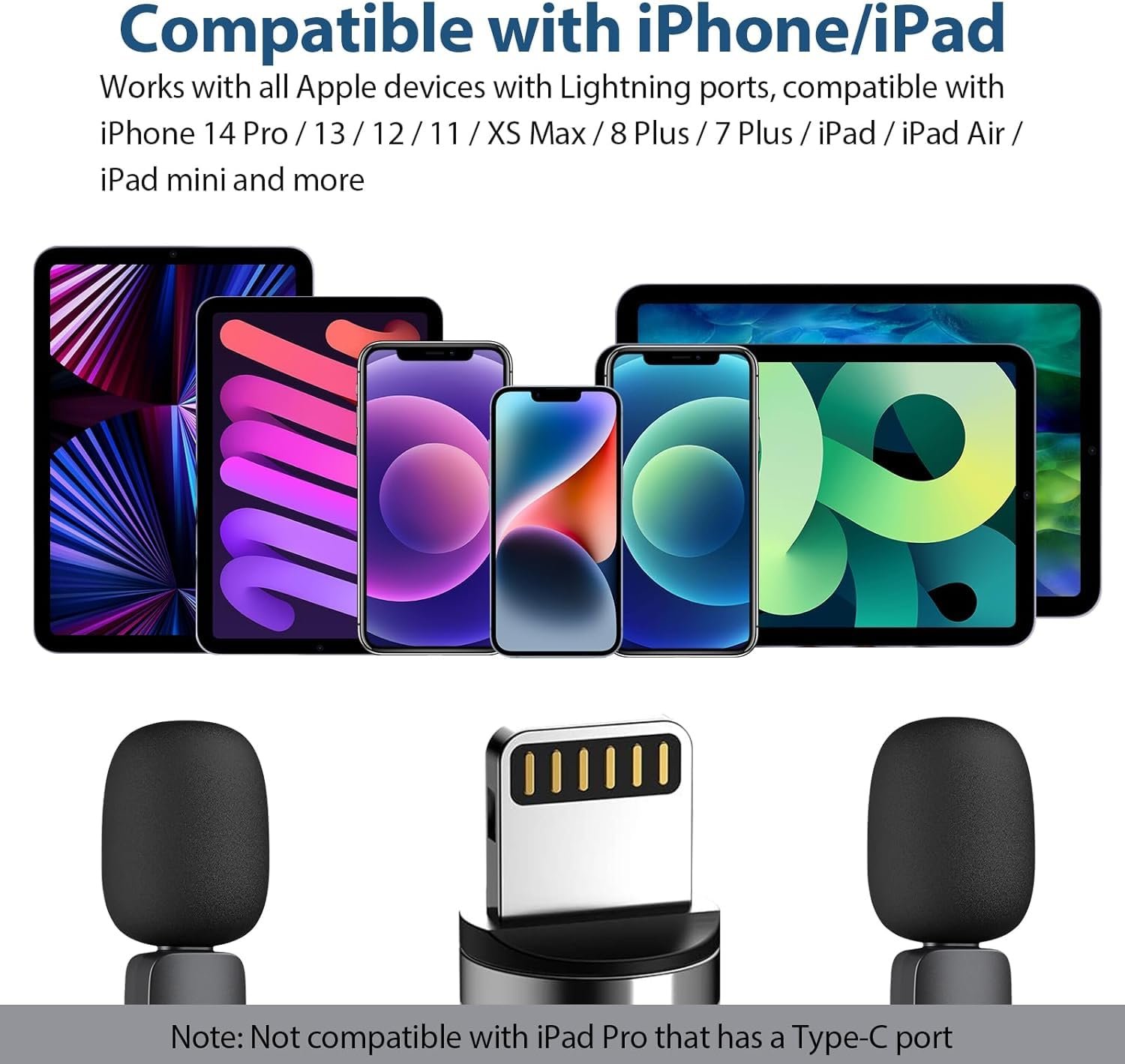 K9 Dual Wireless Lavalier Microphone for All Smartphones | Noise Cancellation Dual Mic Set with Receiver for Recording Interviews, Vlogs, YouTube, Reels