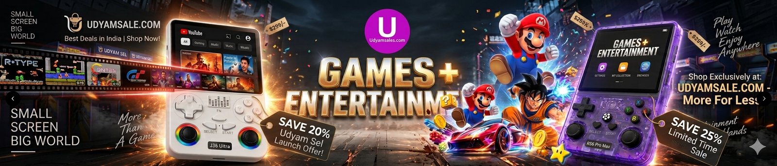 J36 Ultra Handheld Gaming Console
