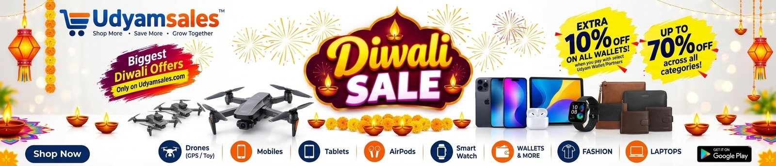 🎆🪔 UDYAMSALES DIWALI SALE 2026 🪔🎆