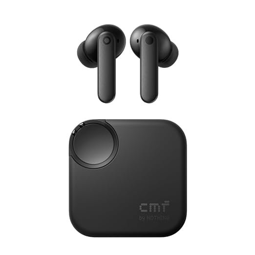 CMFF Buds 2 with 61 dB ANC, Ultra Bass Technology & Upto 51 Hours of Battery Life Bluetooth Headset,4HD Mics,USB-C,13mm Drivers,Easy Use for iPhone,Apple Compatible (Black, Buds 2)
