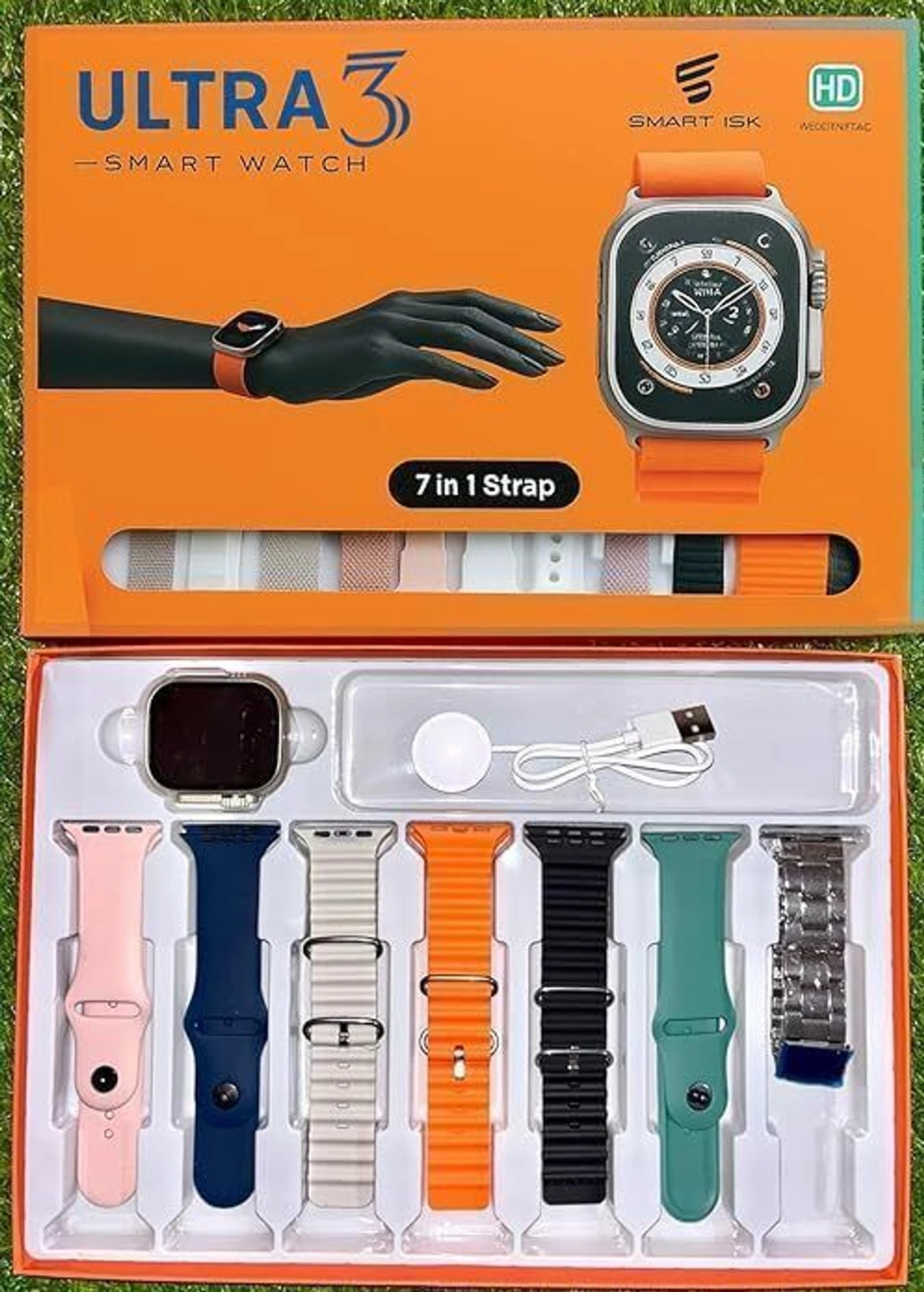 Smart Watch 7 Strap Smartwatch (Multicolour Strap, 2 inches)