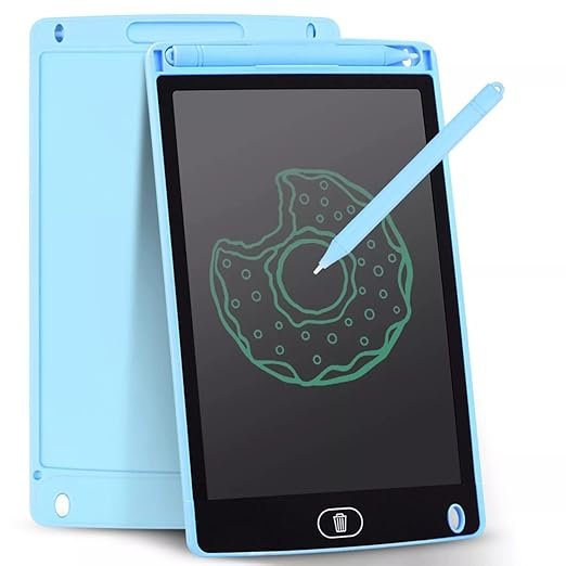 Toy Imagine LCD Writing Tablet for Kids Electronic Magic Slate Drawing Doodle Rough Digital Pad with Pen Graphic Tab Smart Notepad (12 inch)
