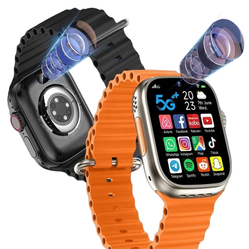 S9 Ultra 4G LTE Smartwatch with Dual Camera | UdyamSales | 4GB RAM + 64GB Storage | Android Smart Watch with SIM, GPS & WiFi