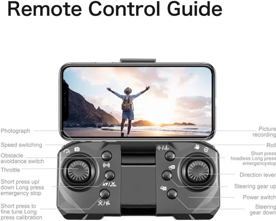F198 Drone Remote Controller | Replacement Remote Control for F198 Drone | Original RC Transmitter