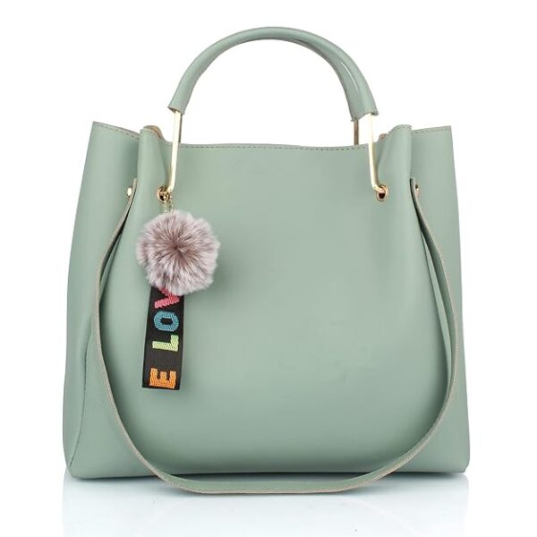 Udyamsales Women's stylish Handbags(1LR-bib)  Pista