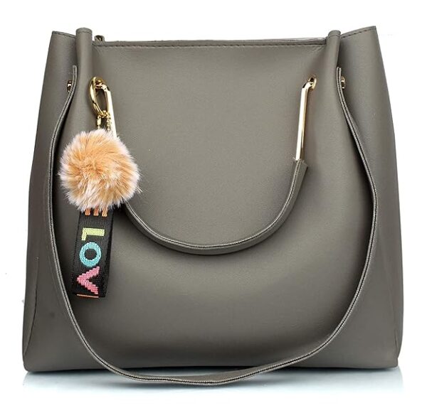 Udyamsales Women's stylish Handbags(1LR-bib) Gray