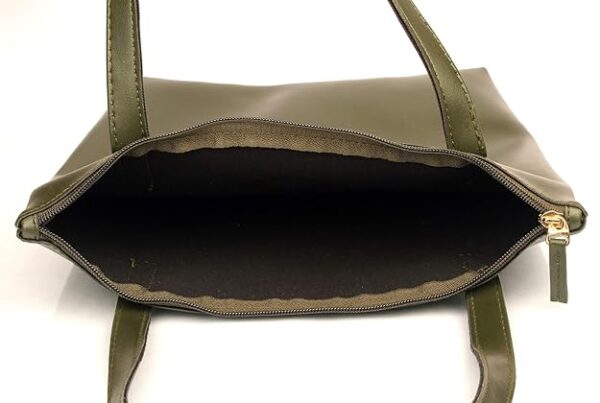 Udyamsales Women's Stylish Tote Handbag  (Green) - Image 3