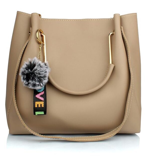 Udyamsales Women's stylish Handbags(1LR-bib) Cream