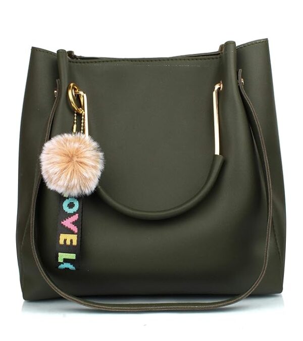 Udyamsales Women's stylish Handbags(1LR-bib) Green