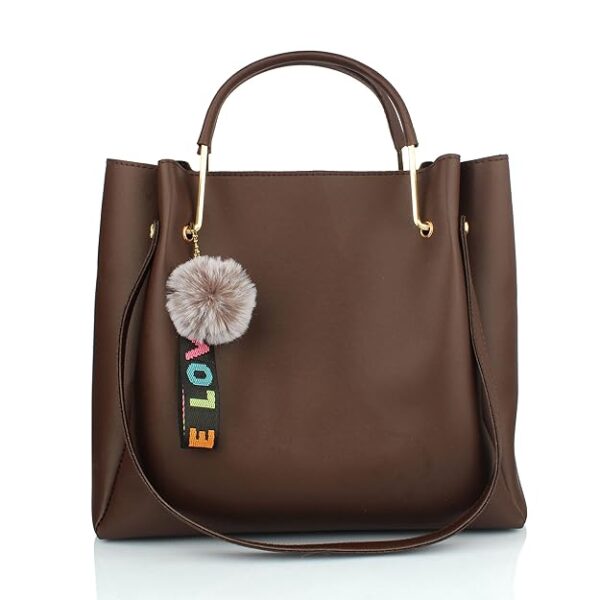Udyamsales Women's stylish Handbags(1LR-bib) Brown