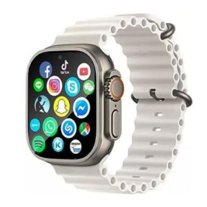 T800 Ultra Biggest Display Smart Watch (Free Size) White