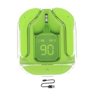 AirBass Earbuds 48H Playtime Fast Charging,(in The Ear) (Green)