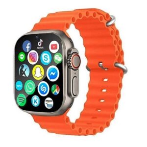 T800 Ultra Biggest Display Smart Watch (Free Size) Orange